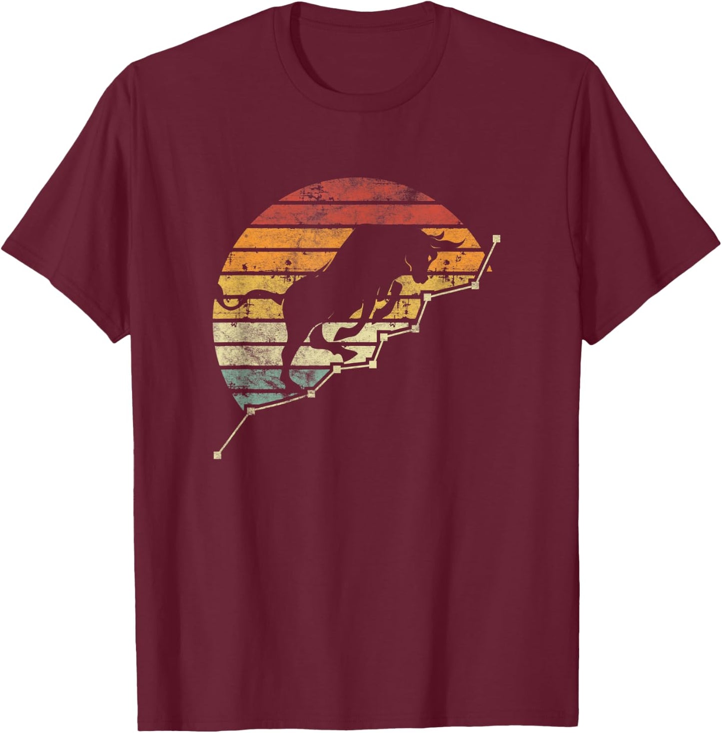 Bull Market Strategy Stock Exchange Investment Trading Gift T-Shirt - T-Shirt | Maroon