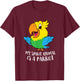 My Spirit Animal Is A Parrot Funny Parrots T-Shirt - T-Shirt | Maroon