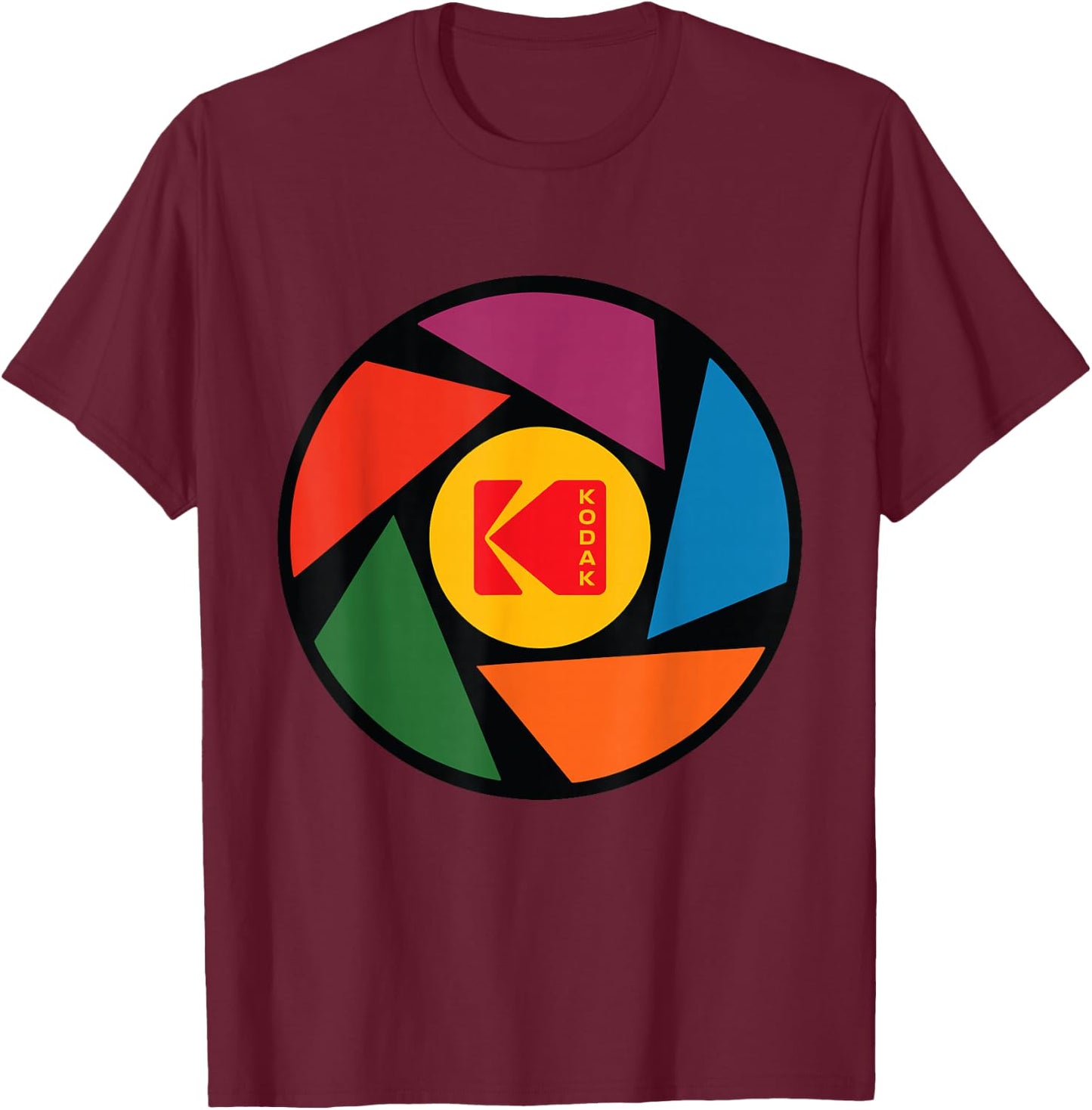 Kodak Aperture Design T-Shirt - T-Shirt | Maroon