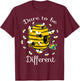 Dare To Be Different Bee Puzzle Cool Autism Awareness Gift T-Shirt - T-Shirt | Maroon