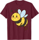 Wild Bees Honeypot Child Bumble Bee Beekeeper Honey Bee T-Shirt - T-Shirt | Maroon