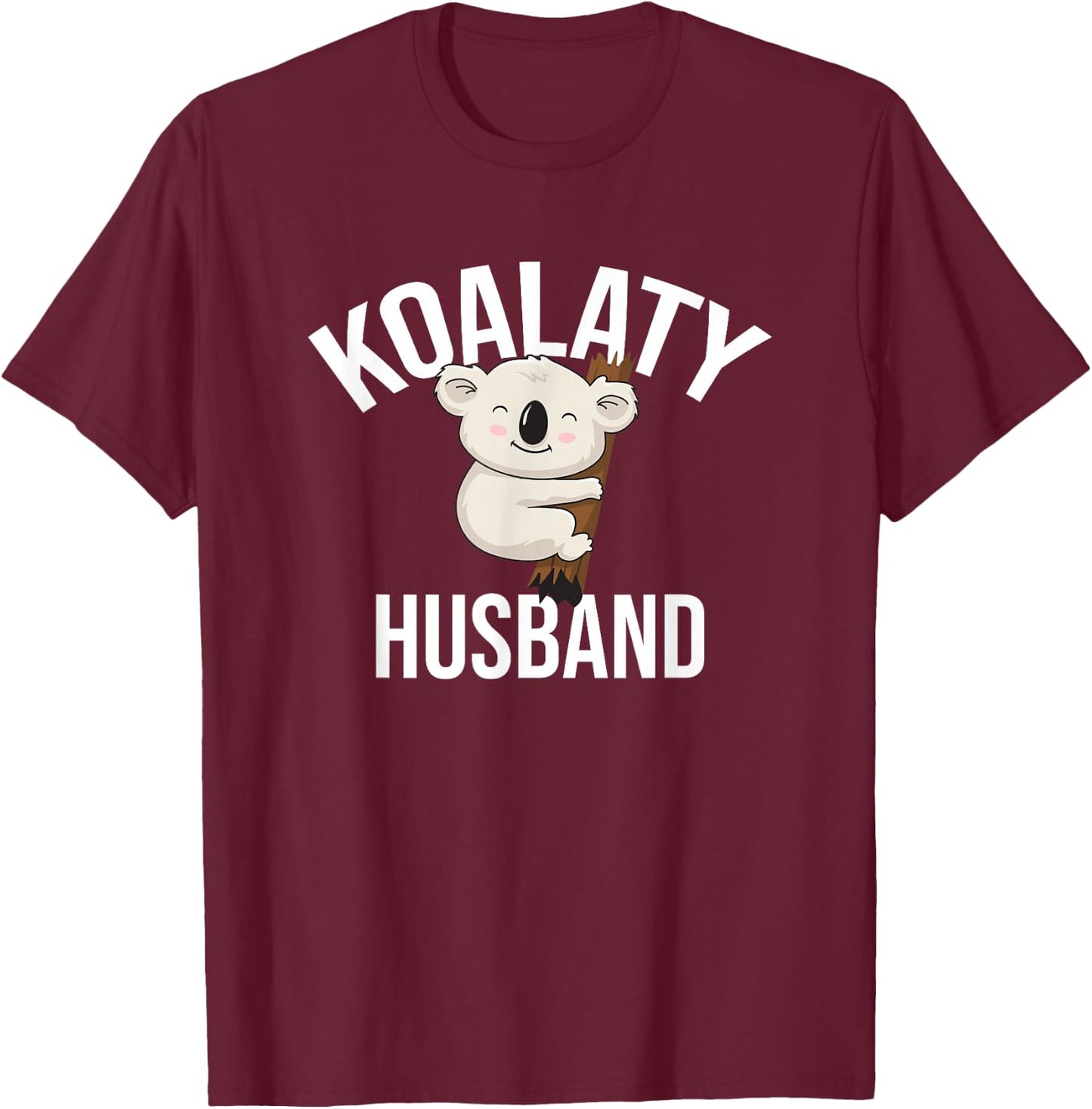 Koalaty Husband Koala Bear Australian T-Shirt - T-Shirt | Maroon