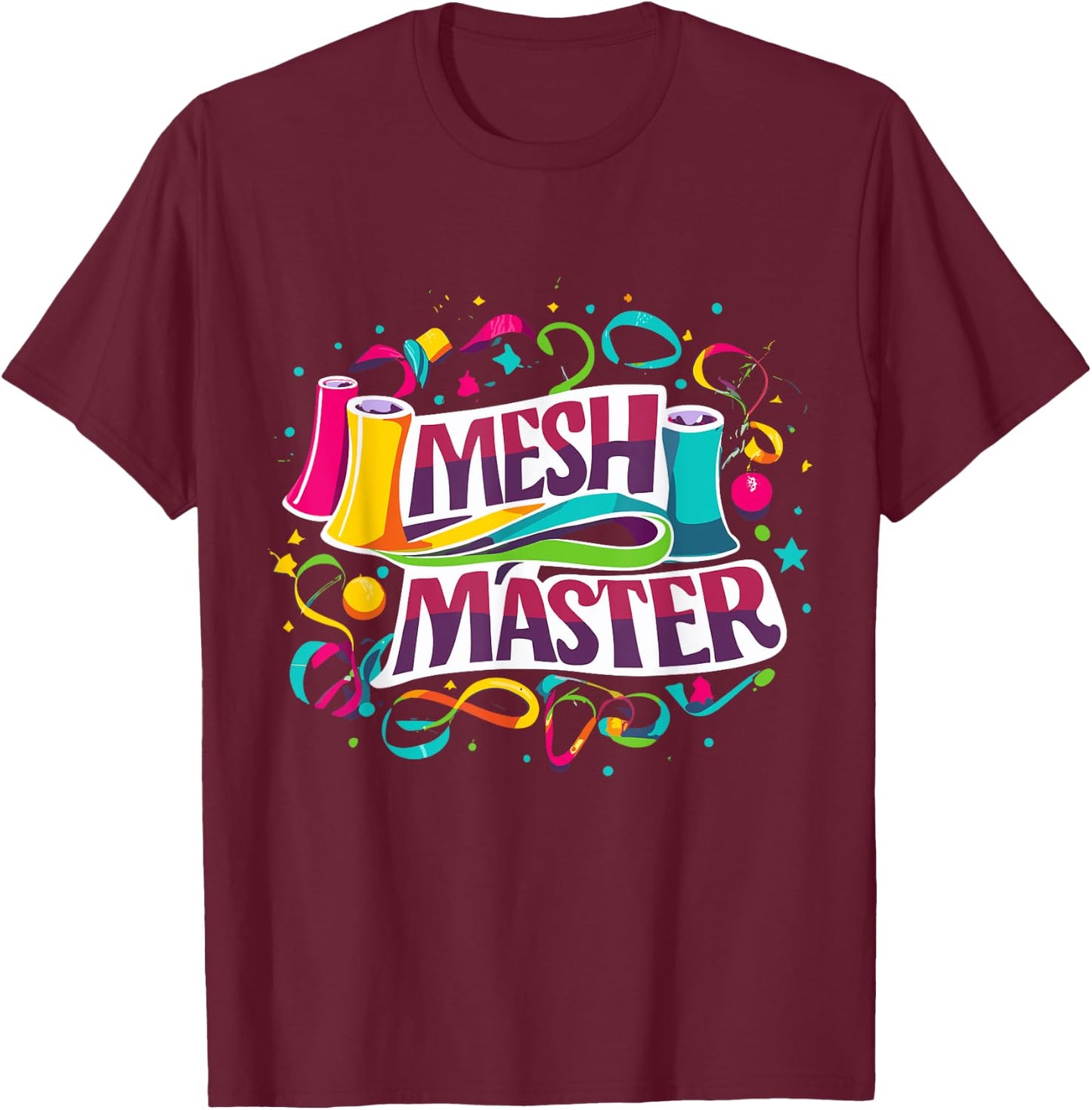 Wreath Master, Craft Wreath Maker Enthusiast T-Shirt - T-Shirt | Maroon
