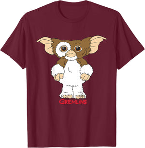 Kids Gremlins Gizmo Simple Portrait T-Shirt - T-Shirt | Maroon