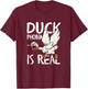 Duck Phobia Is Real fear of duckling duck poultry ducks T-Shirt - T-Shirt | Maroon