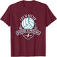 Libero Volleyball Training Design Defense Position T-Shirt - T-Shirt | Maroon