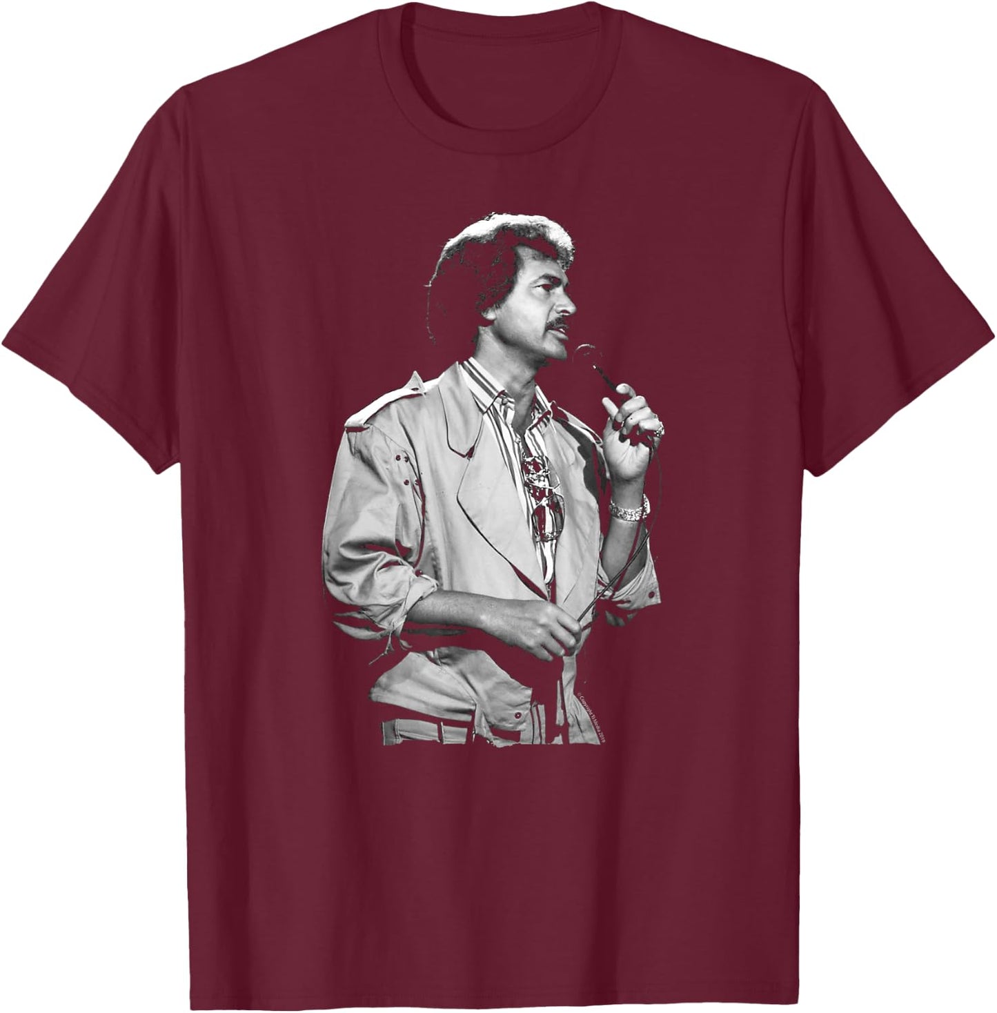 TV Times Englebert Humperdinck 1985 T-Shirt - T-Shirt | Maroon