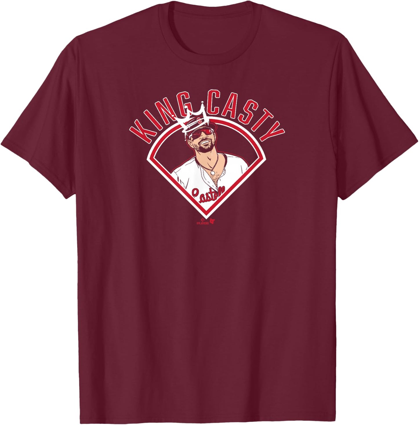Nick Castellanos - King Casty - Philadelphia Baseball T-Shirt - T-Shirt | Maroon