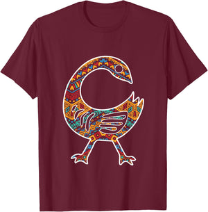 Sankofa Bird African Pride Symbol Akan Black History T-Shirt - T-Shirt | Maroon