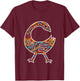 Sankofa Bird African Pride Symbol Akan Black History T-Shirt - T-Shirt | Maroon