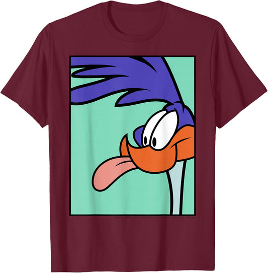 Looney Tunes Road Runner Portrait T-Shirt - T-Shirt | Maroon