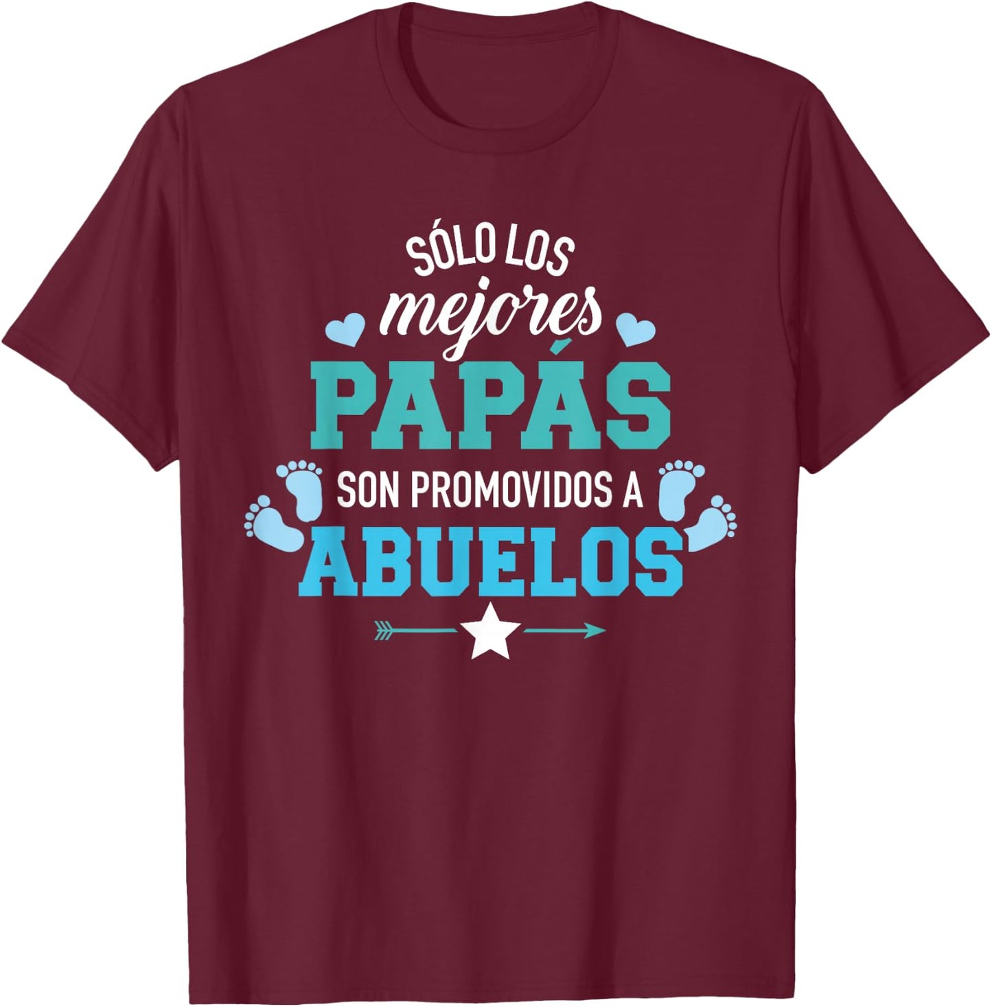 Sólo los mejores papás son promovidos a abuelos T-Shirt - T-Shirt | Maroon