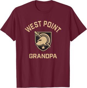 Army West Point Black Knights Arched Grandpa T-Shirt - T-Shirt | Maroon