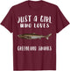 Im Just A Girl Who Loves Greenland Shark Lover Gift T-Shirt - T-Shirt | Maroon
