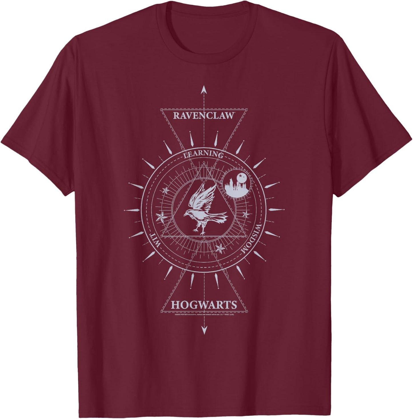 Harry Potter Ravenclaw Celestial Small T-Shirt - T-Shirt | Maroon