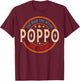 POPPO The Legend The Man, Funny POPPO Fathers Day T-Shirt - T-Shirt | Maroon