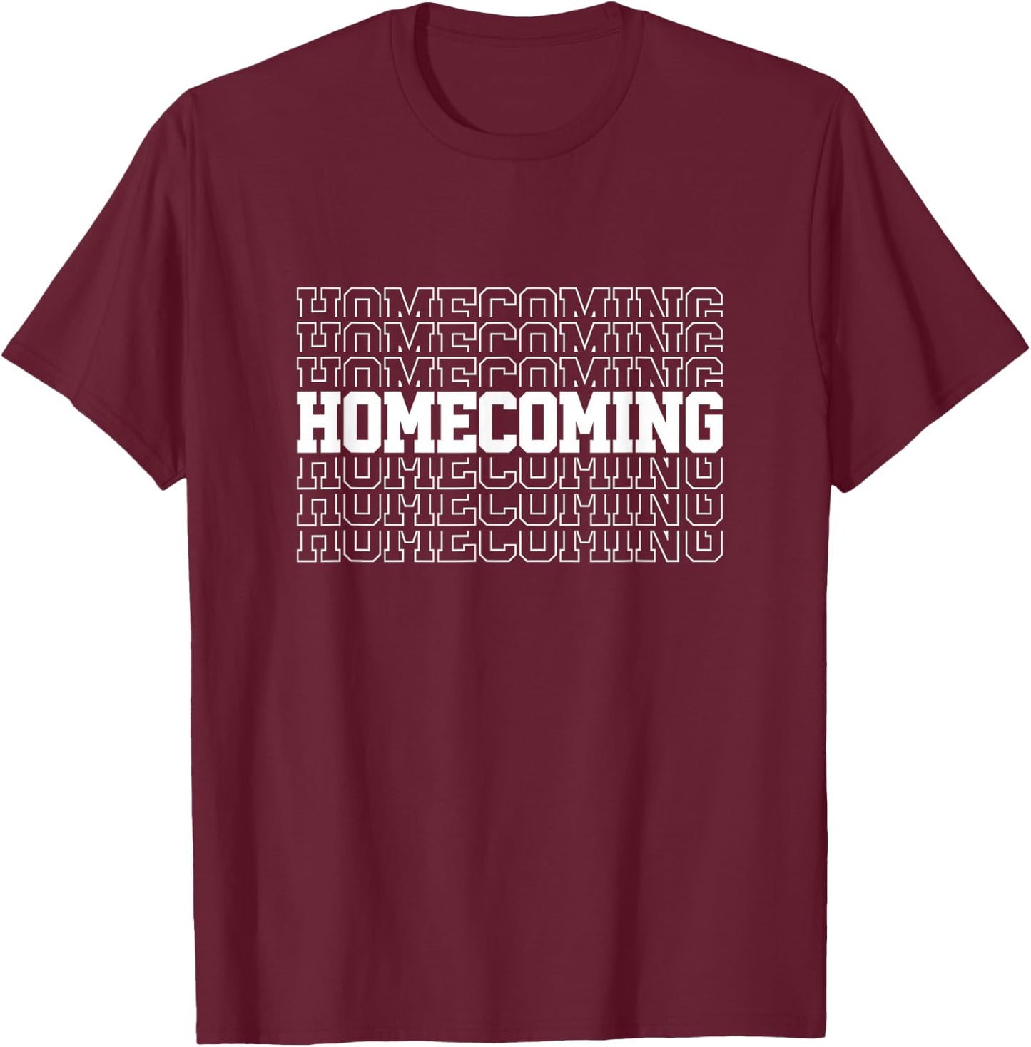 American Football Homecoming Player Coach Fan Gift Men T-Shirt - T-Shirt | Maroon