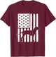 USA American Flag Bluetick Coonhound Dog Lover Theme Design Kids Men T-Shirt - T-Shirt | Maroon