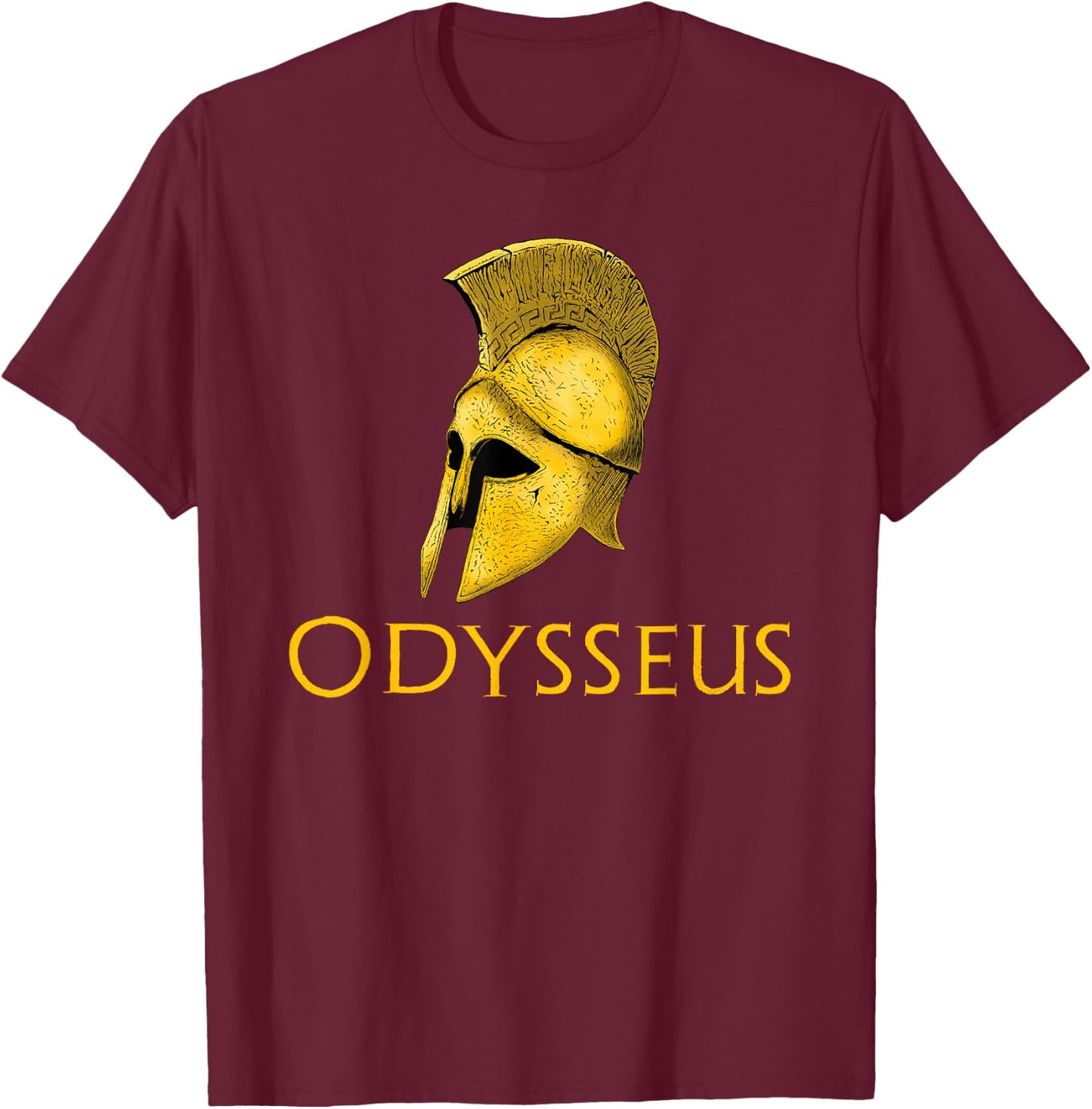 Ancient Greek Epic Myth - Odysseus - Trojan War The Iliad T-Shirt - T-Shirt | Maroon