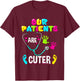 Funny Pediatric Nurse Hospital Staff Nursing Gift T-Shirt - T-Shirt | Maroon