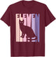 11th Birthday Gift Cute Cat Fan 11 Years old for Girls T-Shirt - T-Shirt | Maroon