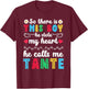He Calls Me Tante Aunt Tante Auntie T-Shirt - T-Shirt | Maroon