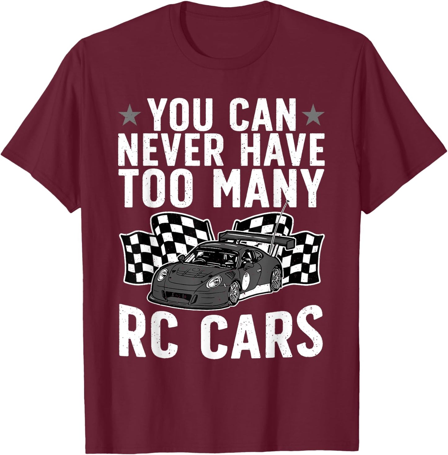 Cool RC Car Art Women Boys Girls RC Racing Lover T-Shirt - T-Shirt | Maroon