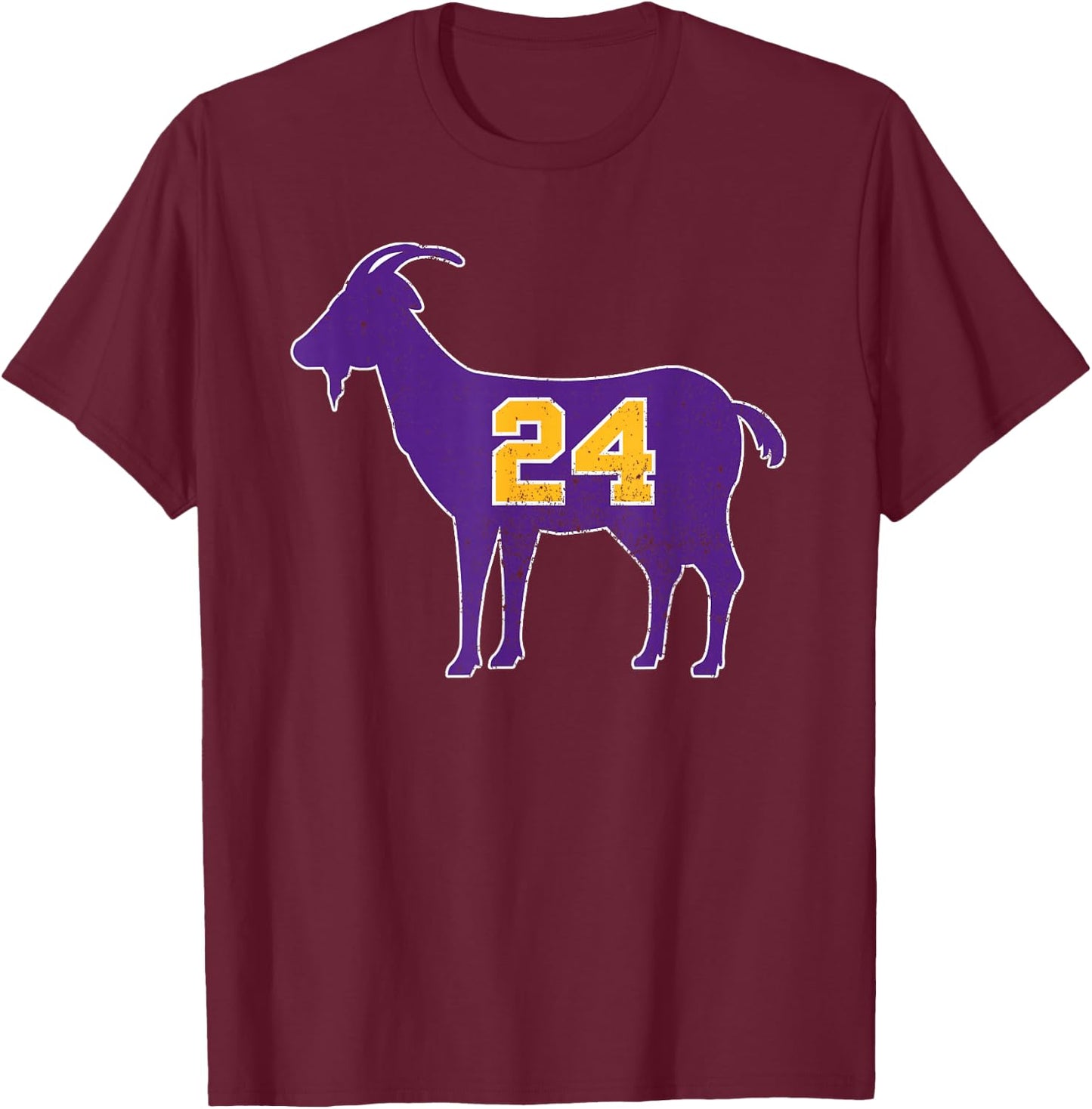 Goat 24 T-Shirt - T-Shirt | Maroon