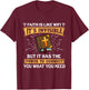 Faith Is Like Wifi - Funny Christian Saying Pastoral T-Shirt - T-Shirt | Maroon
