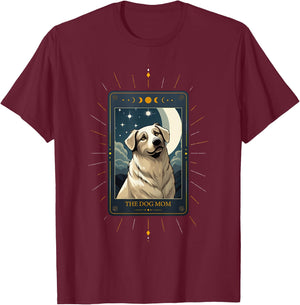 Anatolian Shepherd The Dog Mom Tarot Card Cute Kawaii Pet T-Shirt - T-Shirt | Maroon