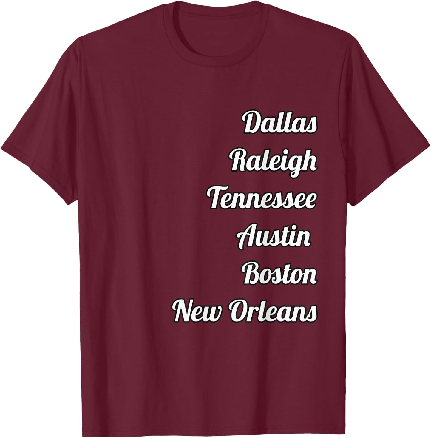 D-cked Down in Dallas T-Shirt - T-Shirt | Maroon