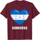 Honduran Flag Jersey | Honduran T-Shirt - T-Shirt | Maroon