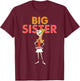 Disney Phineas and Ferb Big Sister T-Shirt - T-Shirt | Maroon