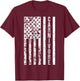 American Flag Carnivore Diet Meat Eater T-Shirt - T-Shirt | Maroon