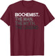 Biochemist Biochemistry The Man Myth Legend Gift T-Shirt - T-Shirt | Maroon