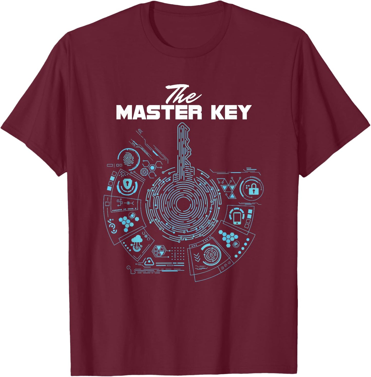 Lockpick Lock Picking The Master Key T-Shirt - T-Shirt | Maroon
