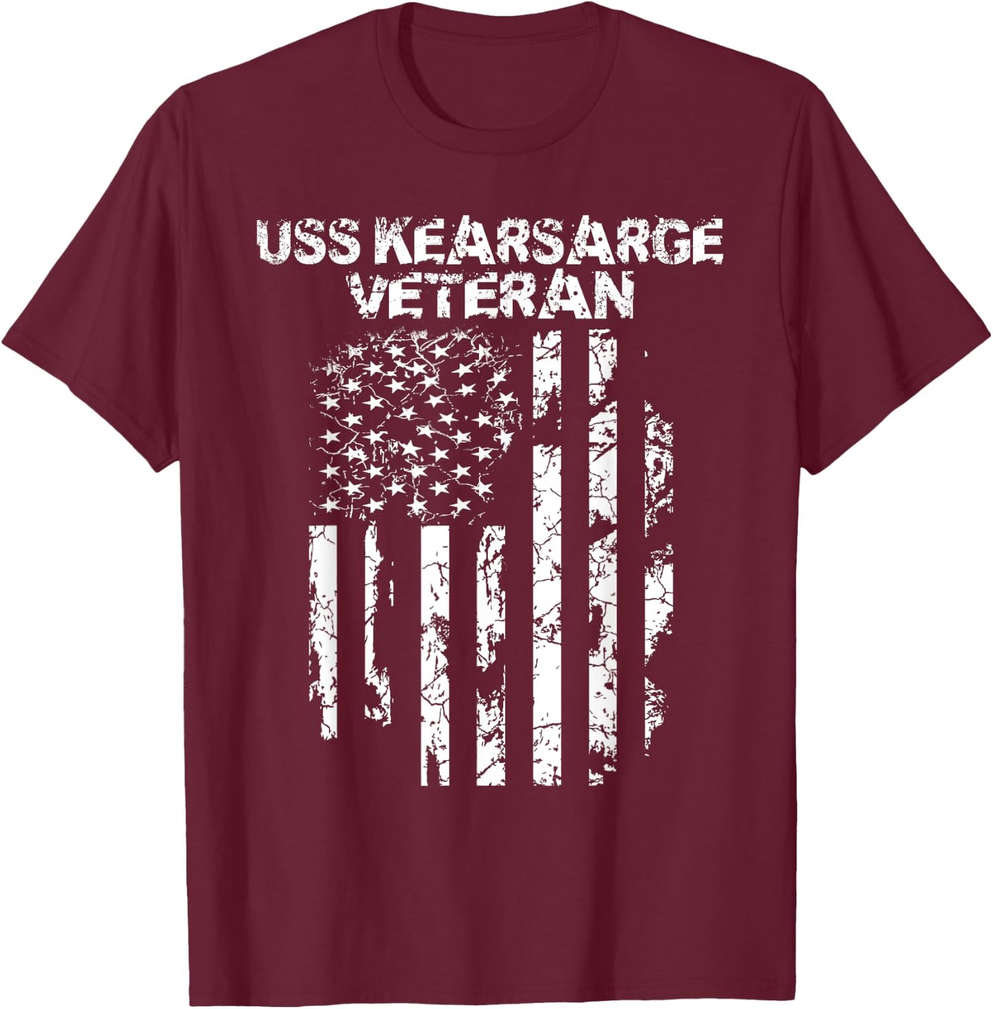 USS Kearsarge T-Shirt - T-Shirt | Maroon