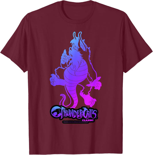 ThunderCats Snarf Gradient Portrait T-Shirt - T-Shirt | Maroon