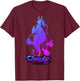 ThunderCats Snarf Gradient Portrait T-Shirt - T-Shirt | Maroon