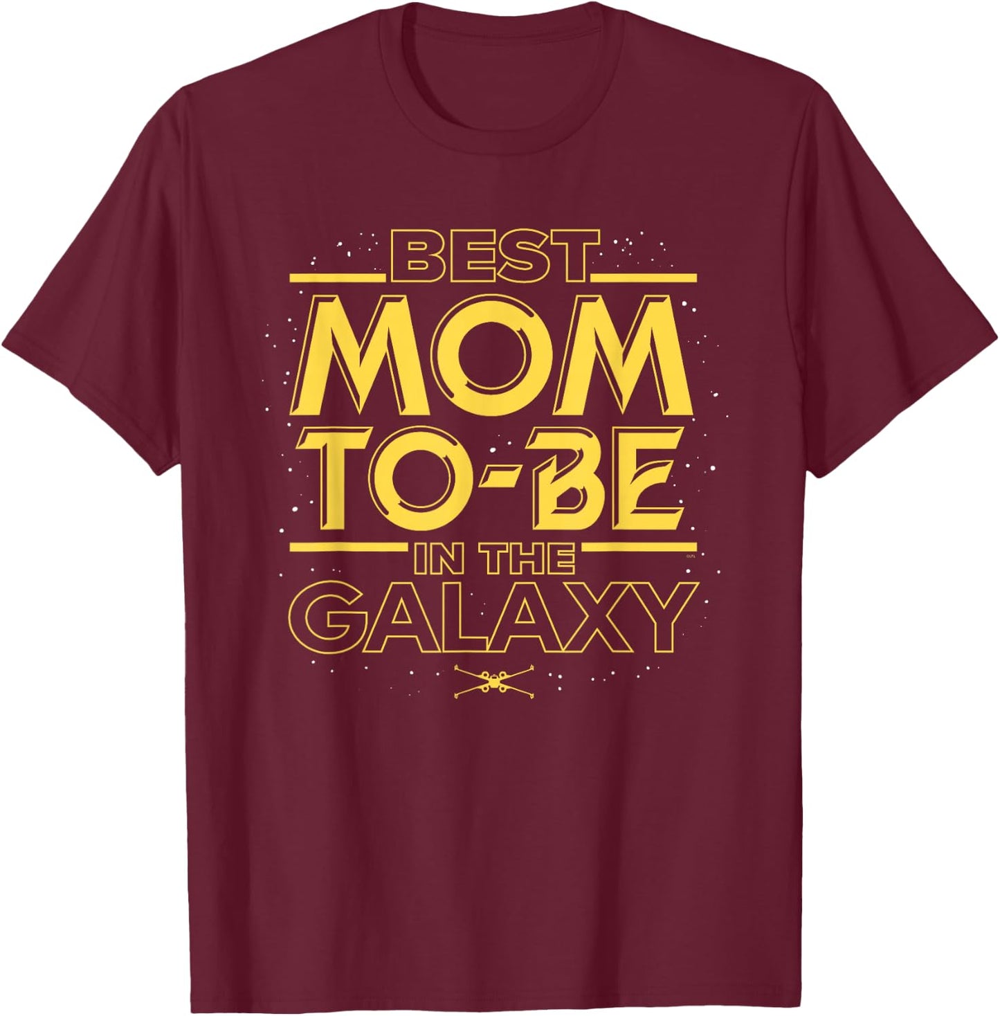 Star Wars Best Mom-to-Be in the Galaxy Birthday Mother’s Day T-Shirt - T-Shirt | Maroon
