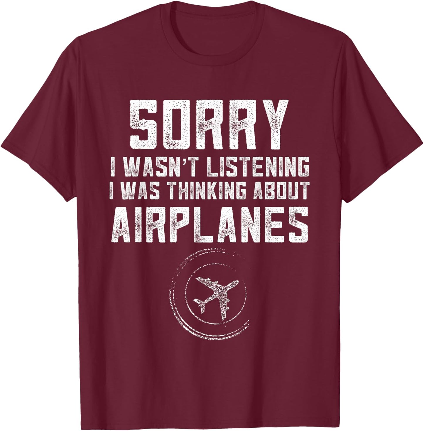 Funny Future Pilot Plane Aviation Themed Kids Airplane Lover T-Shirt - T-Shirt | Maroon