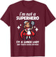 Funny Lunch Lady School Aide Appreciation Graphic T-Shirt - T-Shirt | Maroon