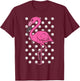 Flamingo Golf Cool Golfing Bird Animal Golfer Men Women T-Shirt - T-Shirt | Maroon