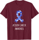 Colon Cancer Awareness Shirt | Colon Cancer T-Shirt - T-Shirt | Maroon