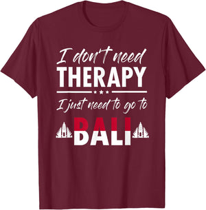 Bali Travel Gift Indonesia Asian Lover T-Shirt - T-Shirt | Maroon