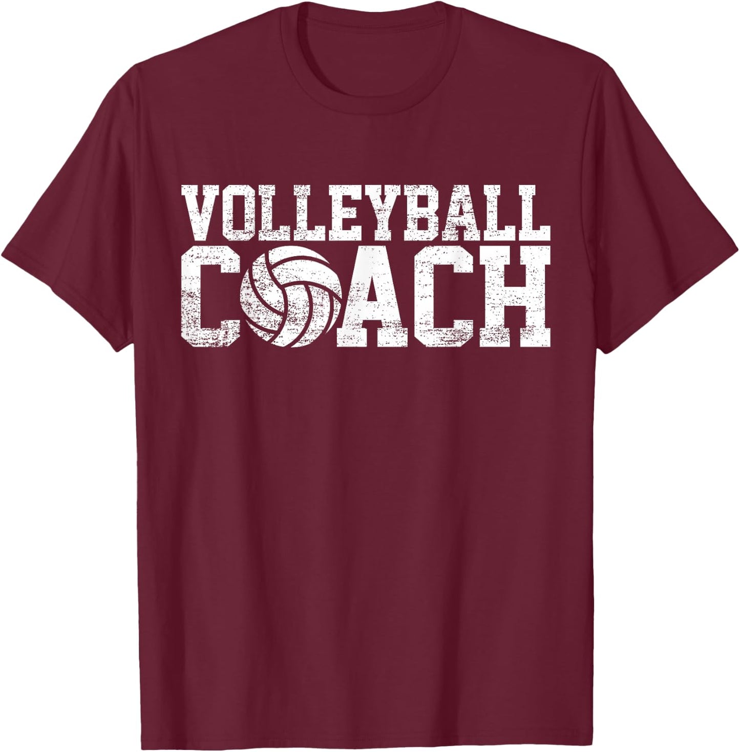 Volleyball Coach Volleyball Trainer Team Volleyball T-Shirt - T-Shirt | Maroon