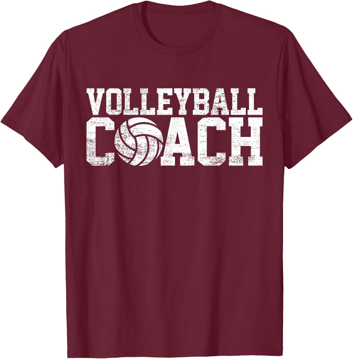 Volleyball Coach Volleyball Trainer Team Volleyball T-Shirt - T-Shirt | Maroon