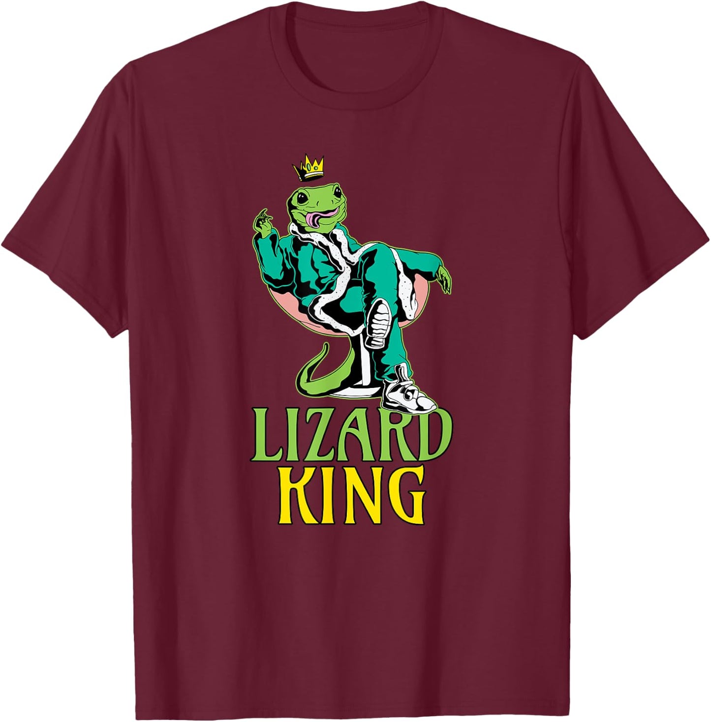 Lizard King T-Shirt - T-Shirt | Maroon