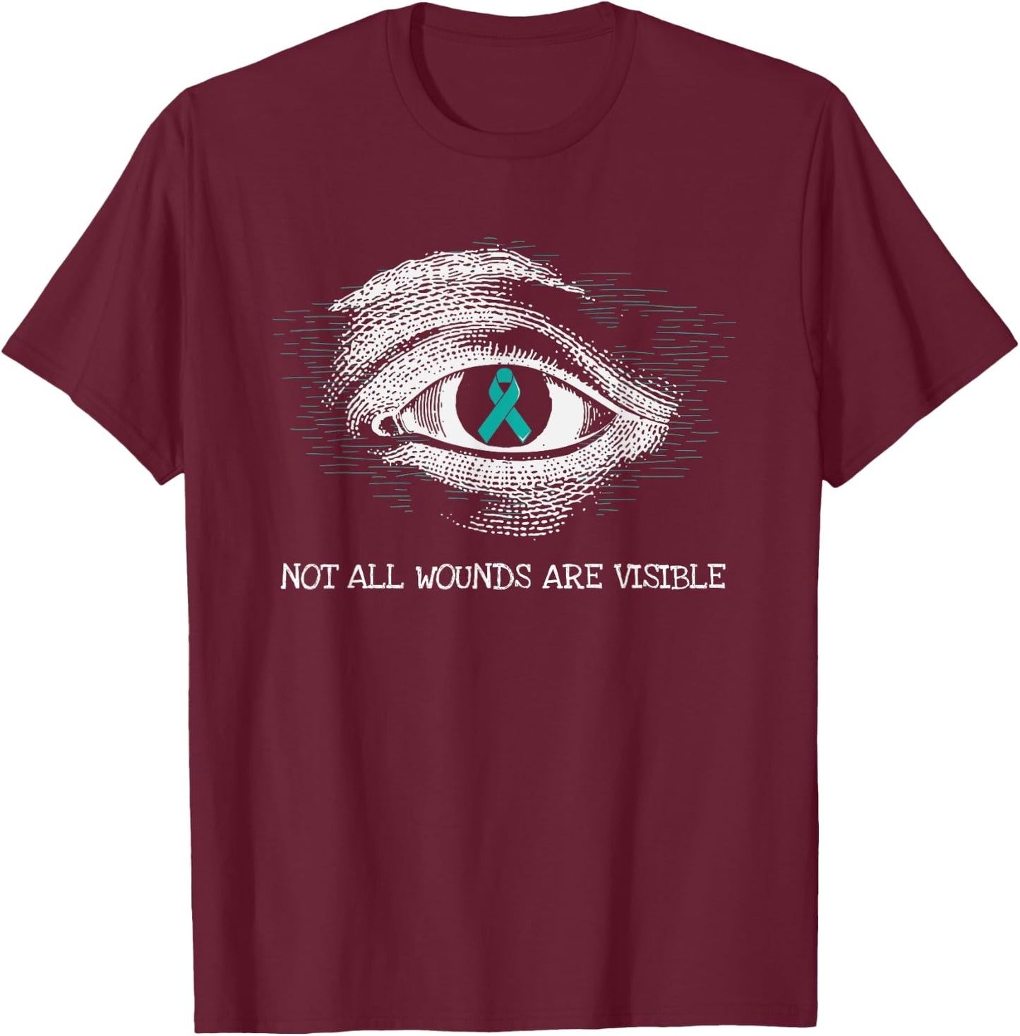 Veteran PTSD Awareness Suicide Prevention Military Gifts T-Shirt - T-Shirt | Maroon