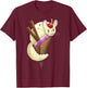 Punny Cute Vanilla Chinchilla Ice Cream Sundae T-Shirt - T-Shirt | Maroon